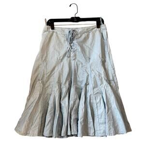 Women's Light Gray Mini Skirt